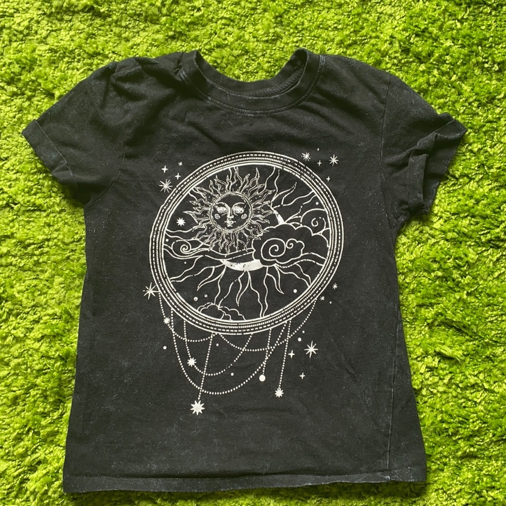 Hippie boho sun dreamcatcher distressed top india